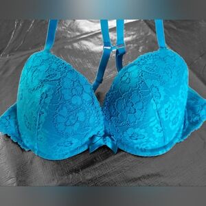 La SENZA Vibrant Lace Bra in Turquoise